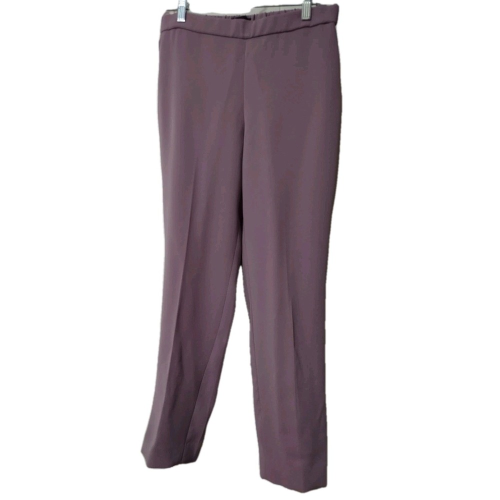 Theory  Dress Pants Women's Size 2 Straight Leg Stretch Pullon Elastic Waist USA